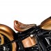 Bobber Solo Sitz Harley Davidson Softail 2000-2017 incl Montagekit "Spider" Vintage Braun Rautenmuster