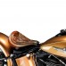 Bobber Solo Sitz Harley Davidson Softail 2000-2017 incl Montagekit "Spider" Vintage Braun Rautenmuster