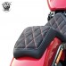 Pillion selle pad pour Harley Street Bob 114, Softail Standard 21-24 Velours Noir Motif de diamant