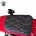 Pillion selle pad pour Harley Street Bob 114, Softail Standard 21-24 Velours Noir Motif de diamant