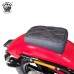 Seat + pillion seat pad for Harley Street Bob 114, Softail Standard 21-24 Black Velvet Diamond