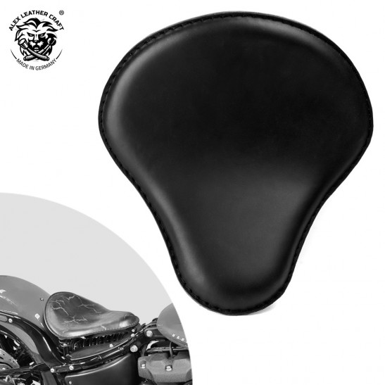 Bobber Solo Sitz Harley Street Bob, Fat Bob, Slim, Heritage, Deluxe (18-24) Schwarz