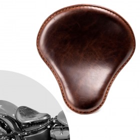 Bobber Solo Seat Harley Street Bob, Fat Bob, Slim, Heritage, Deluxe (18-24) Buffalo Dark Brown