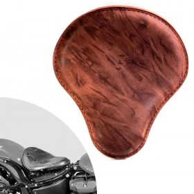Bobber Solo Seat Harley Street Bob, Fat Bob, Slim, Heritage, Deluxe (18-24) Buffalo Mocca