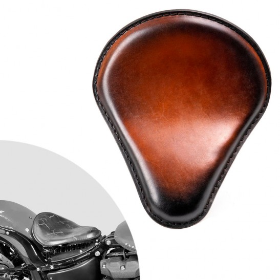 Bobber Solo Seat Harley Street Bob, Fat Bob, Slim, Heritage, Deluxe (18-24) Saddle Tan