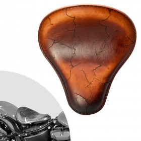 Bobber Solo Seat Harley Street Bob, Fat Bob, Slim, Heritage, Deluxe (18-24) Electric Vintage Brown