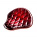 Bobber Solo Selle Harley Street Bob, Fat Bob, Slim, Heritage, Deluxe (18-24) Rouge Motif de diamant