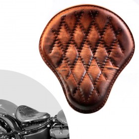 Bobber Solo Seat Harley Street Bob, Fat Bob, Slim, Heritage, Deluxe (18-24) Vintage Brown Diamond
