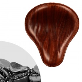 Bobber Solo Selle Harley Street Bob, Fat Bob, Slim, Heritage, Deluxe (18-24) "Ride" Marron