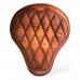 Bobber Solo Seat Harley Street Bob, Fat Bob, Slim, Heritage, Deluxe (18-24) "Luxury" Vintage Brown Diamond