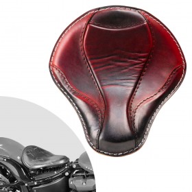 Bobber Solo Sitz Harley Street Bob, Fat Bob, Slim, Heritage, Deluxe (18-24) "El Toro" Rot