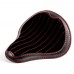 Bobber Solo Sitz Harley Street Bob, Fat Bob, Slim, Heritage, Deluxe (18-24) "Glanz und Samt" Schwarz und Rot V2