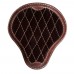 ボバーシート ハーレーストリートボブ、ファットボブ、スリム、ヘリテージ、デラックス 2018年～2024年 "Gloss and Velvet" Dark Brown and Black Diamond