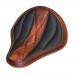 ソロシートハーレーダビッドソン ダイナ 93〜17用 "Wave" Vintage Brown and Black
