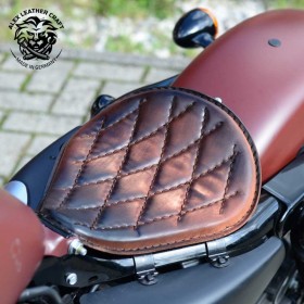 Solo Seat Harley Davidson Sportster 04-22 Vintage Brown Diamond (Warehouse Sale)