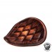 Solo Selle Harley Davidson Sportster 04-22 Vintage Marron Motif de diamant (Outlet)