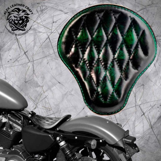 Solo Seat Harley Davidson Sportster 04-22 Emerald Diamond (Warehouse Sale)