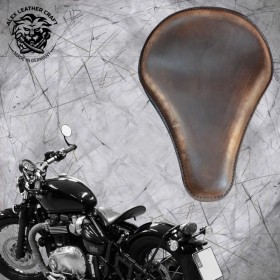 Triumph Bonneville Bobber Sitz Vintage Schoko Lang sattelgröße M (Outlet)