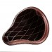 Triumph Bonneville Bobber Seat Gloss and Velvet Dark Brown and Black Diamond size XL (Warehouse Sale)