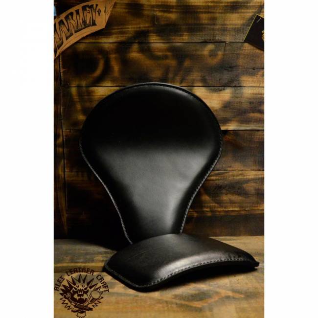 Bobber Seat + Pillion Seats/pads Black