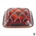 Pillion seat pad Luxury Red and Black Diamond size XL (Warehouse Sale)