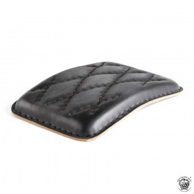 Sozius Sitzpad Vintage Schwarz Rautenmuster sattelgröße XL (Outlet)
