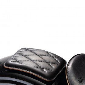 Pillion seat pad Luxury Black Diamond size M (Warehouse Sale)