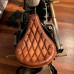 Bobber Seat "Long" Vintage Brown Diamond