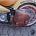 Motorrad Satteltasche Yamaha Drag Star/Wild Star Vintage Braun