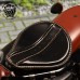 Custom Seat + Montage Kit HD Sportster 04 - 22 Drop "Moiety" Black