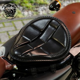 Bobber & Chopper Custom Selle "Turtle" Noir