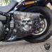 Motorrad Satteltasche für Harley Davidson Softail "Schädel"