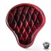 Bobber Solo Seat for Indian Scout since 2015 "Standard" Red and Black V3