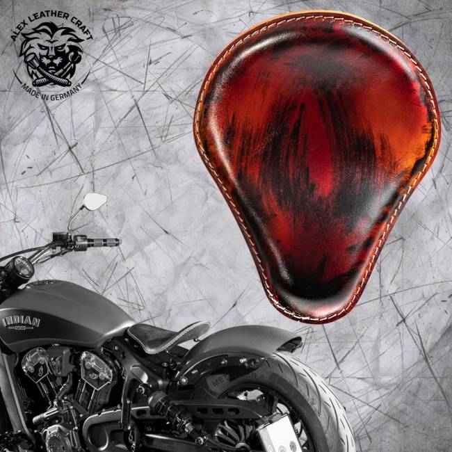 Bobber Solo Seat for Indian Scout since 2017 "Standard" Crazy Boom V3