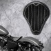 Solo Seat Harley Davidson Sportster 04-20 "Gloss and Velvet" Black & White V2