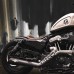 Solo Sitz Harley Davidson Sportster 04-22 Vintage Braun Electro