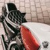Solo Sitz Harley Davidson Sportster 04-20 Schwarz und weiß V3