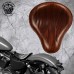 Solo Seat Harley Davidson Sportster 04-20 "Wrinkle" Brown