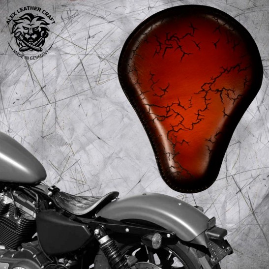Solo Selle Harley Davidson Sportster 04-22 Saddle Tan Électro