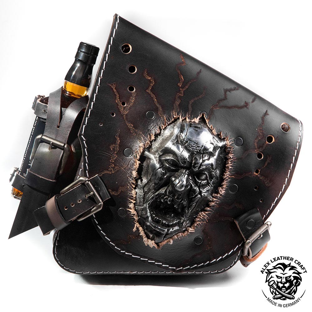 Skull saddlebags on sale