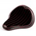 Solo Seat + Montage Kit Harley Davidson Sportster 04-22 "Gloss and Velvet" Black and Red V2