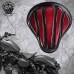 Solo Sitz + Montage Kit Harley Davidson Sportster 04-20 "Optimus" dunkle Kirschfarbe