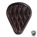 Custom Seat HD Sportster 04 - 22 Black and Red V3