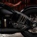 Sacoche de moto pour Triumph Bonneville Bobber Noir et blanc V2