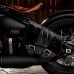 Sacoche de moto pour Triumph Bonneville Bobber Motif de diamant Noir