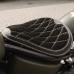 Solo Seat Yamaha V Star 650 (Drag Star) and Montage Kit "Gloss and Velvet" Black and White Diamond