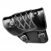 Motorcycle Saddlebag Indian Scout "Spider" Black and White Diamond