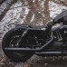 Solo Selle Harley Davidson Sportster 04-22 Vintage Noir Motif de diamant