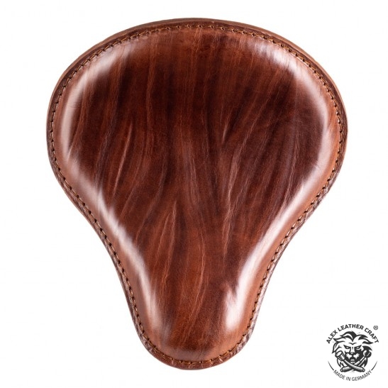 Universal Bobber Seat "Wrinkle" Brown A S 22mm (Warehouse Sale)