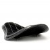 Universal Bobber Seat "Gloss and Velvet" Black and White Diamond L, model A (Warehouse Sale)